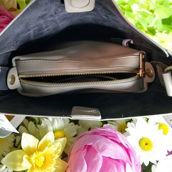 Zara NWT Beige Crossbody Purse Shoulder Bag 14626 - Picture 5 of 7